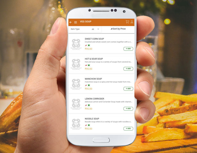 Android App of Restaurant Business